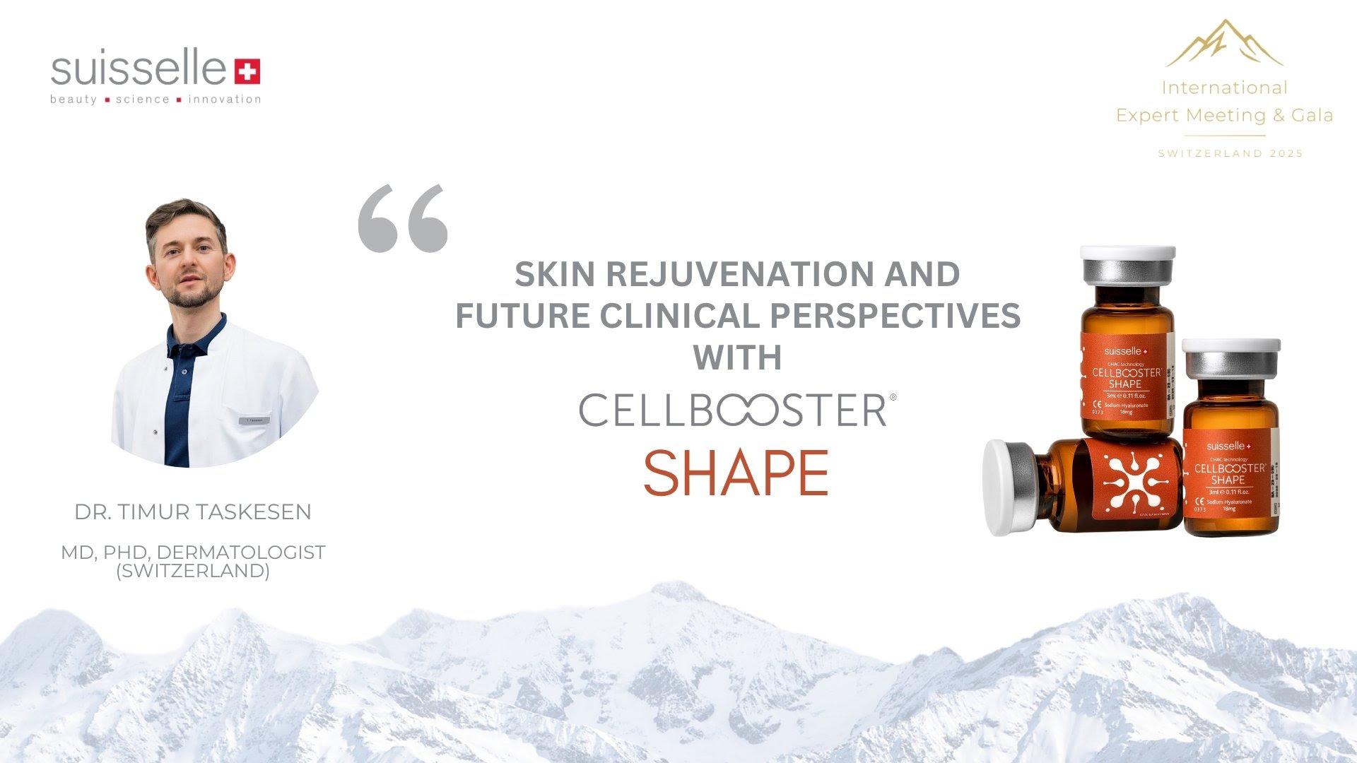 Interest of Cellbooster® Shape for skin rejuvenation and future clinical perspectives