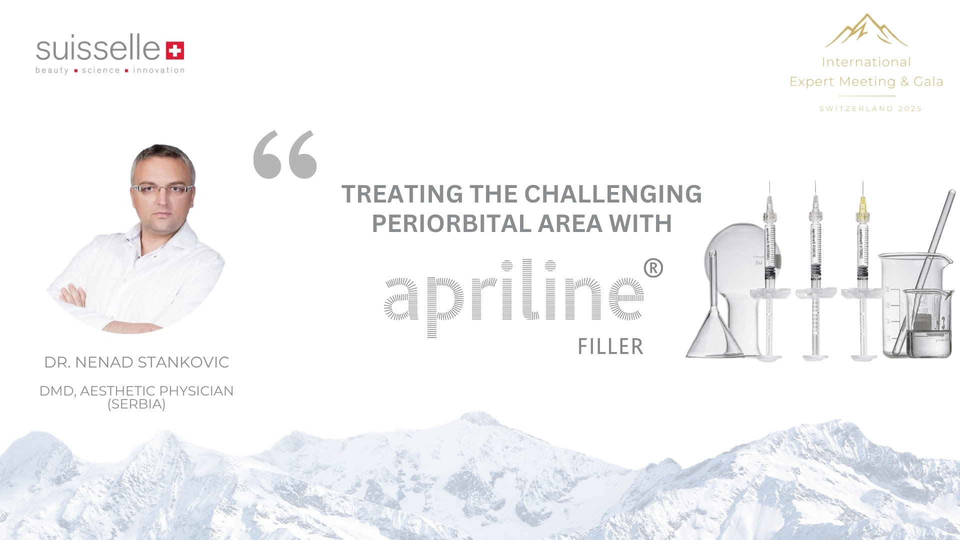 Treating the challenging periorbital area with Apriline® fillers